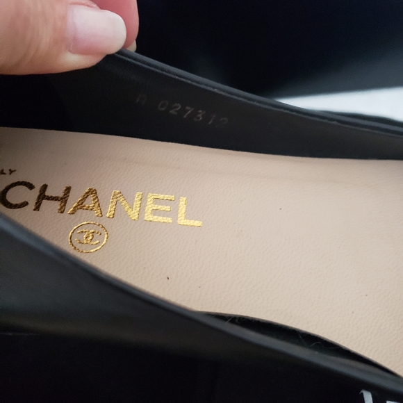 Chanel Camellia flats, size 38.5, black - Picture 10 of 14